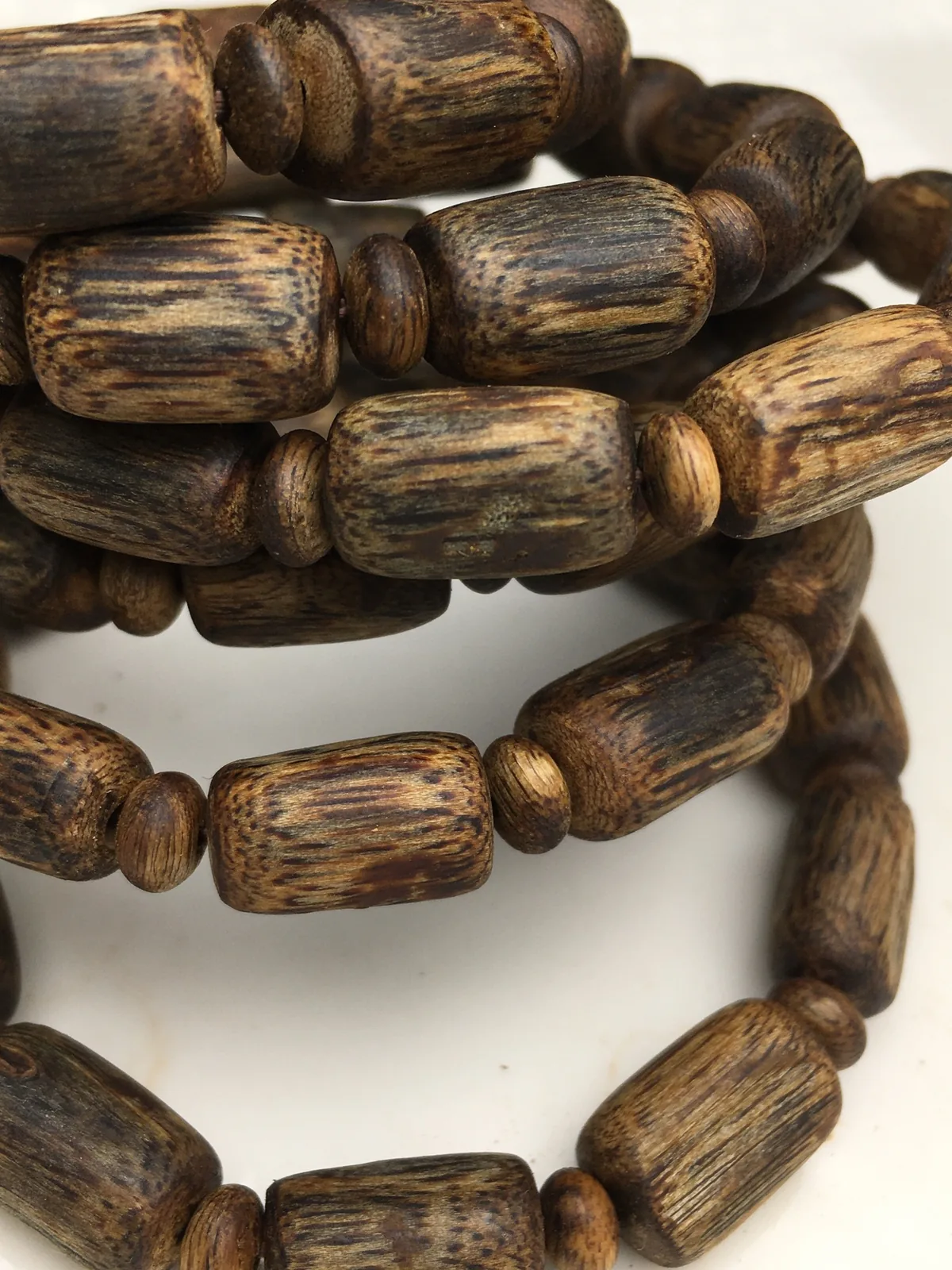Agarwood Barrel Bead Bracelet I, second view
