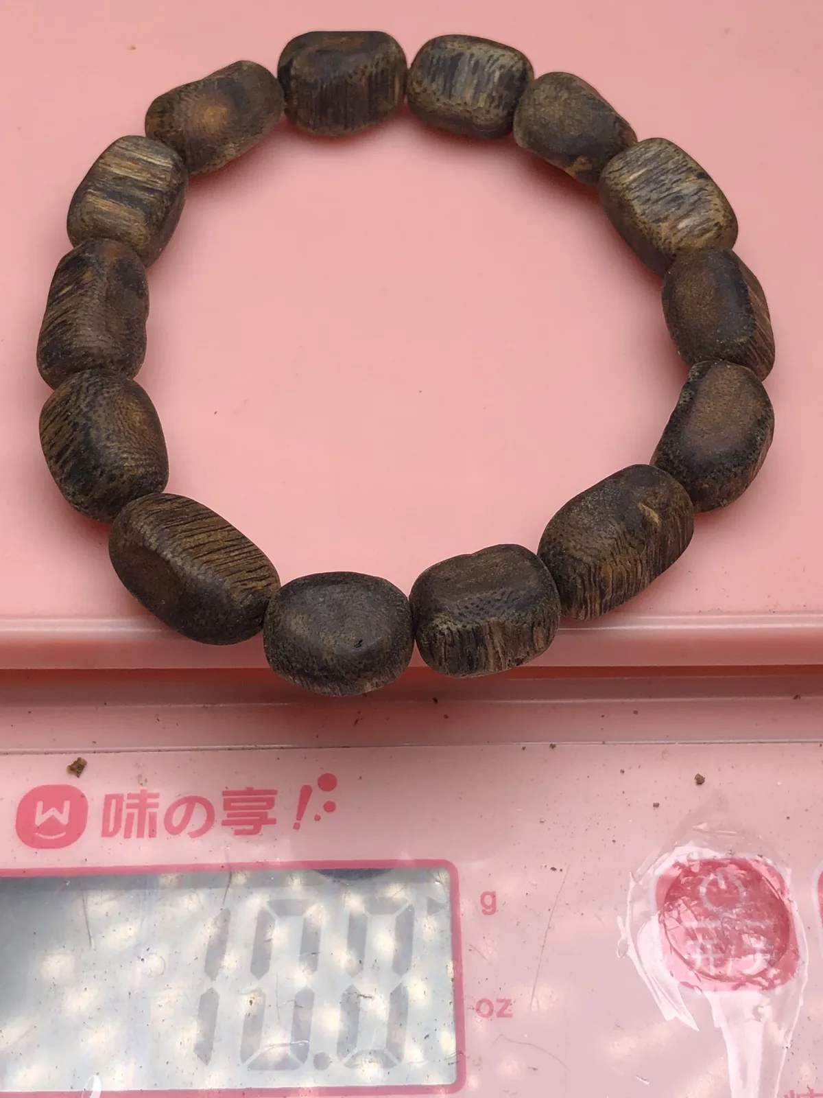 Agarwood Cube Bead Multi-Wrap Bracelet I — photo 5 of 9