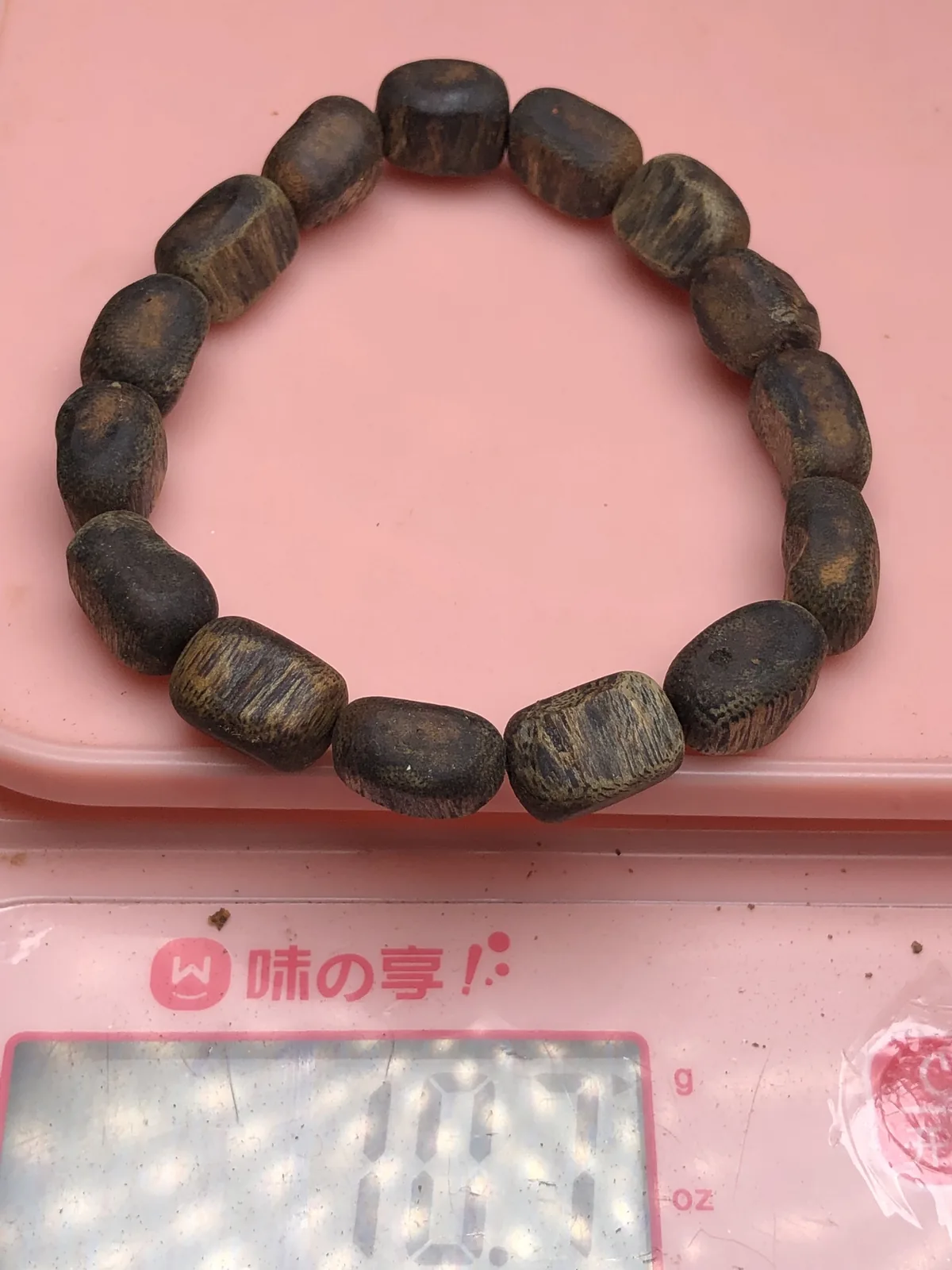 Agarwood Cube Bead Multi-Wrap Bracelet I — photo 9 of 9