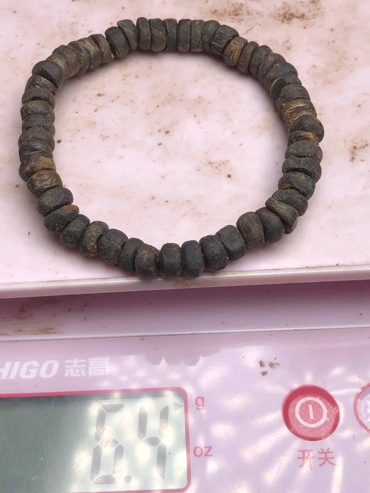 Agarwood Cube Bead Multi-Wrap Bracelet II — photo 3 of 9