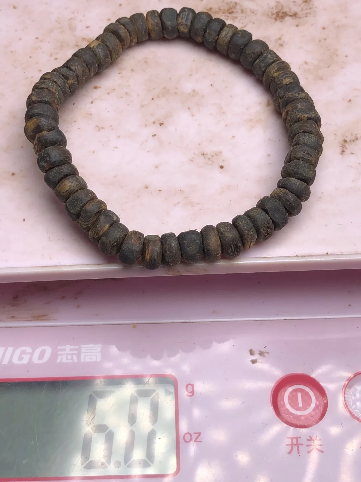 Agarwood Cube Bead Multi-Wrap Bracelet II — photo 5 of 9
