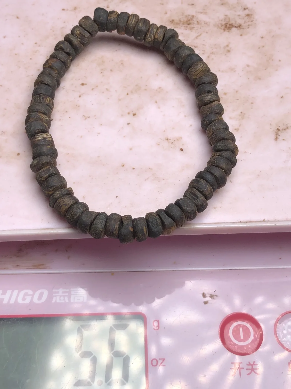 Agarwood Cube Bead Multi-Wrap Bracelet II — photo 7 of 9