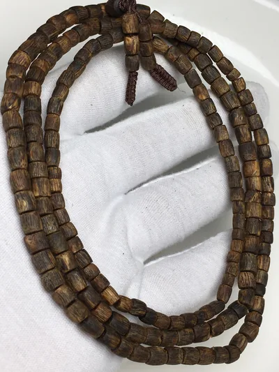 Agarwood Cube Bead Multi-Wrap Bracelet X