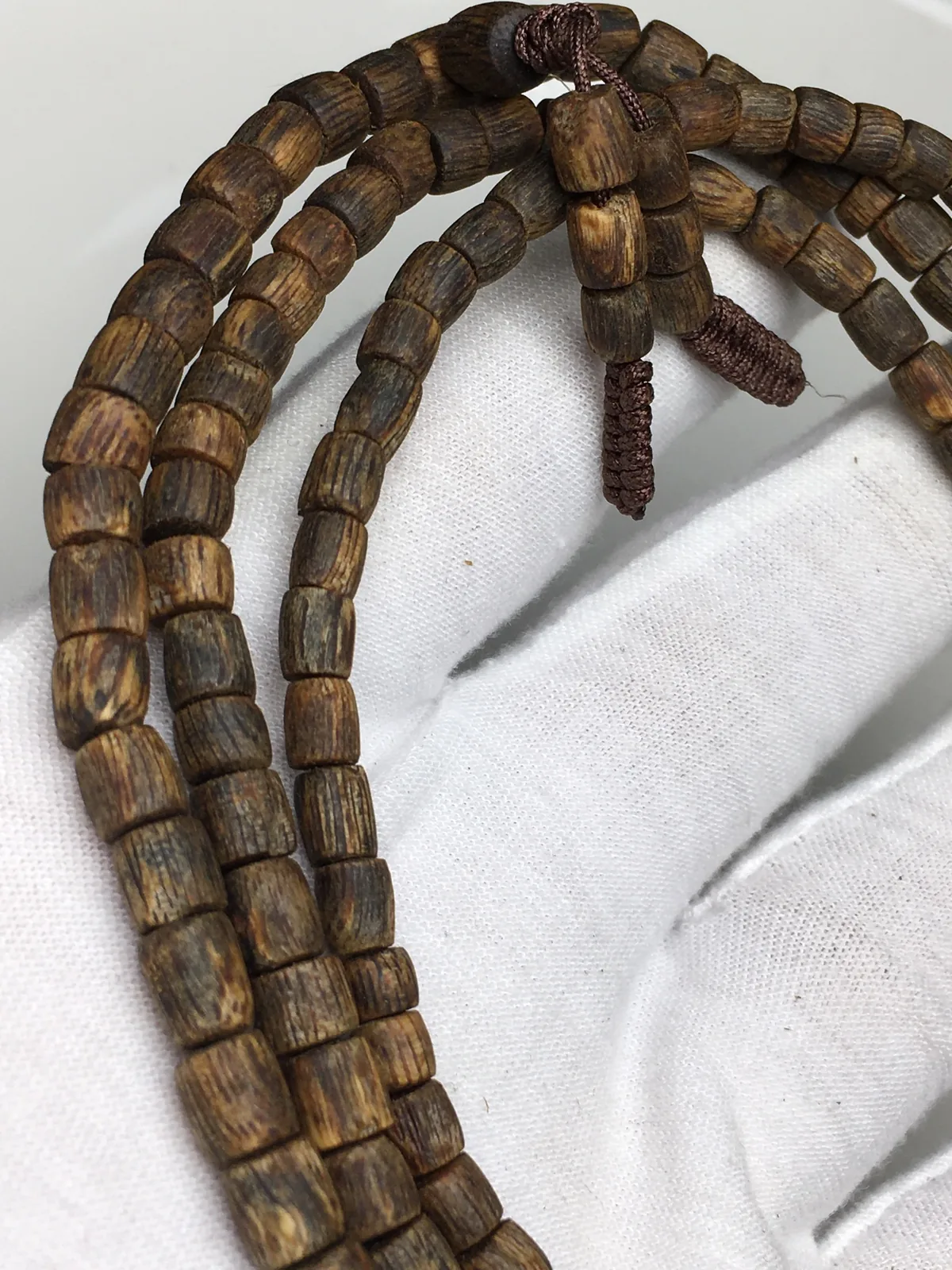 Agarwood Cube Bead Multi-Wrap Bracelet X — photo 5 of 9