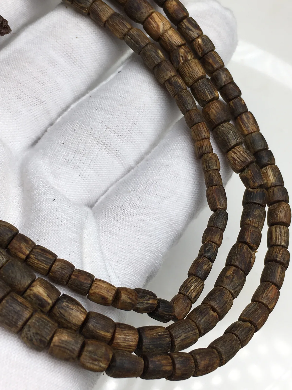 Agarwood Cube Bead Multi-Wrap Bracelet X — photo 7 of 9