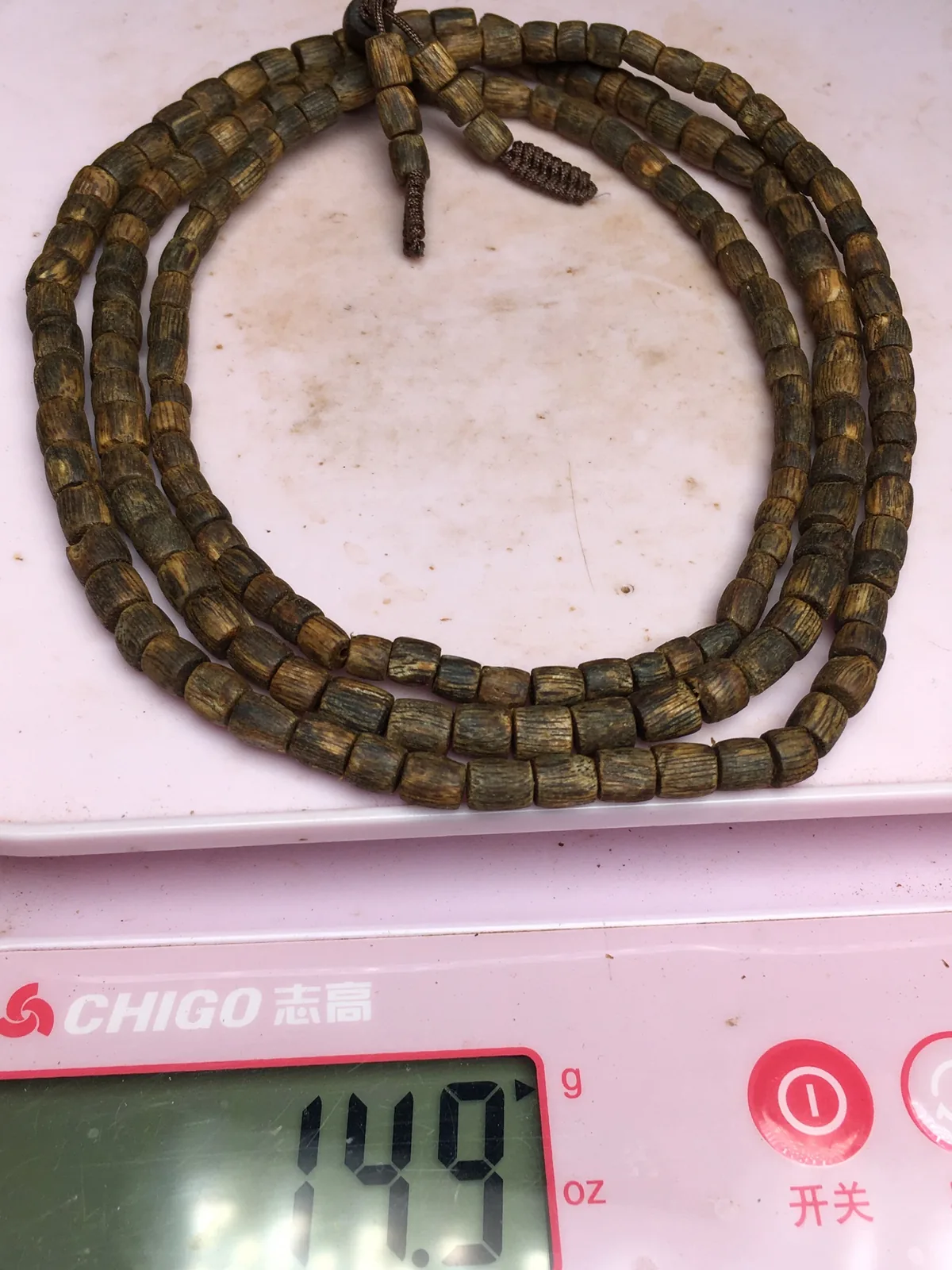 Agarwood Cube Bead Multi-Wrap Bracelet X — photo 9 of 9