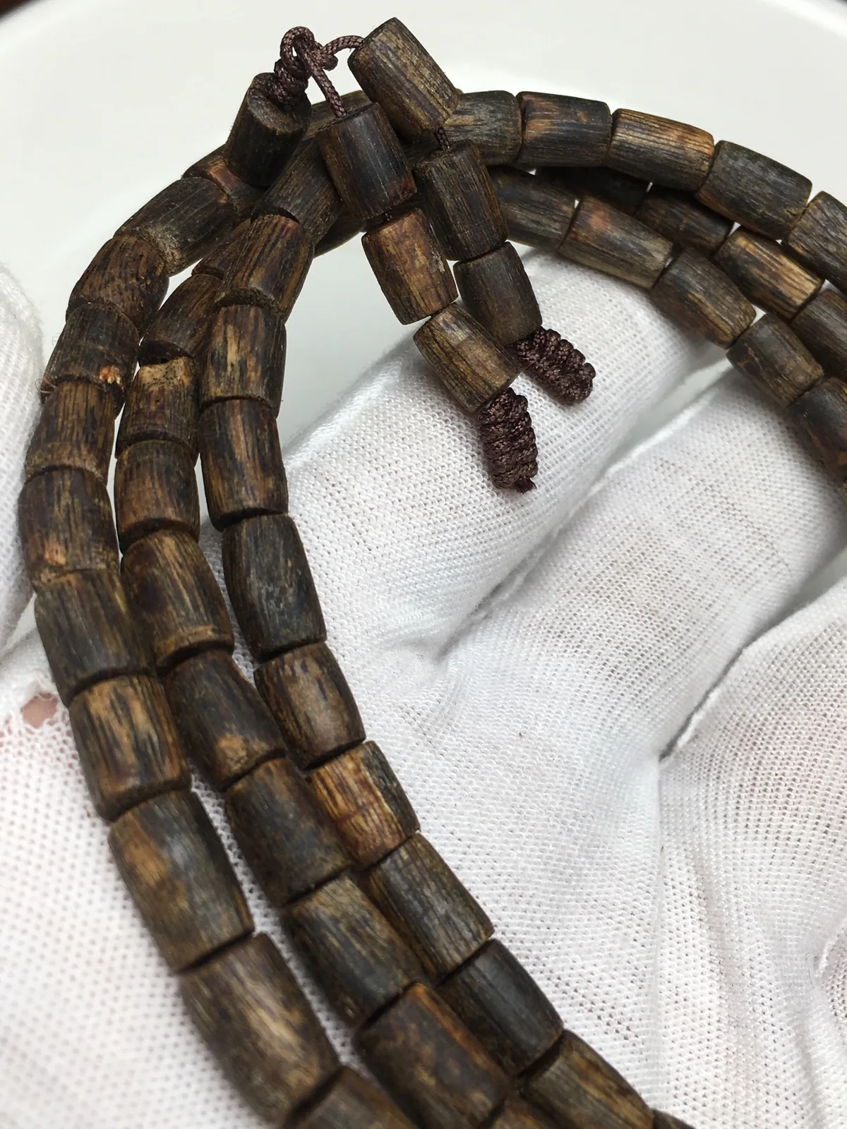 Agarwood Cube Bead Multi-Wrap Bracelet XI — photo 7 of 9