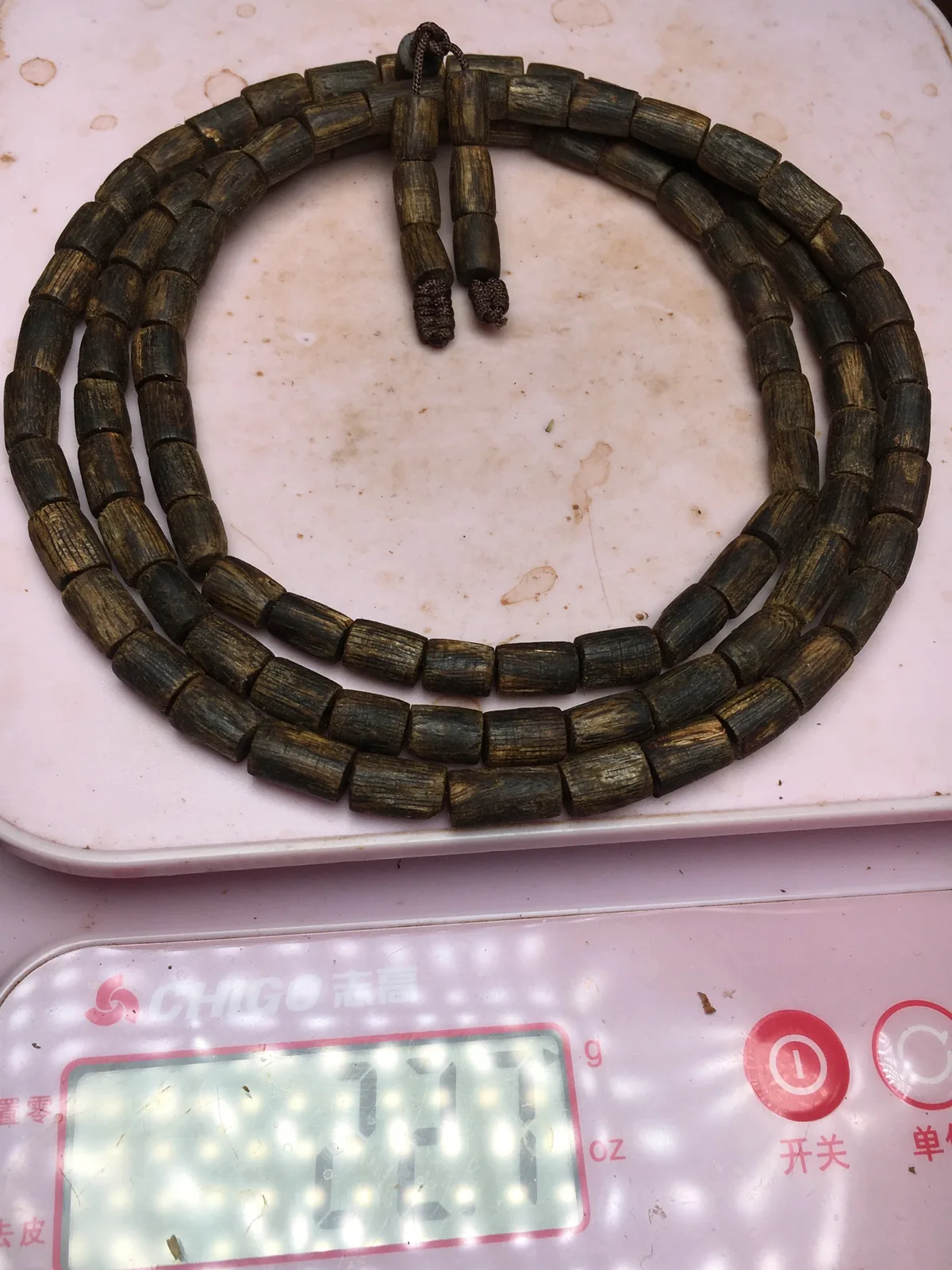Agarwood Cube Bead Multi-Wrap Bracelet XI — photo 9 of 9