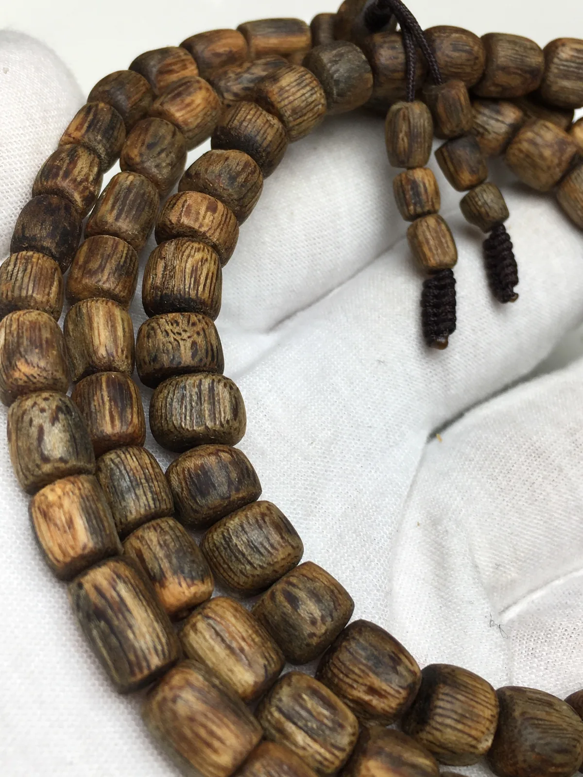 Agarwood Cube Bead Multi-Wrap Bracelet XII — photo 7 of 9