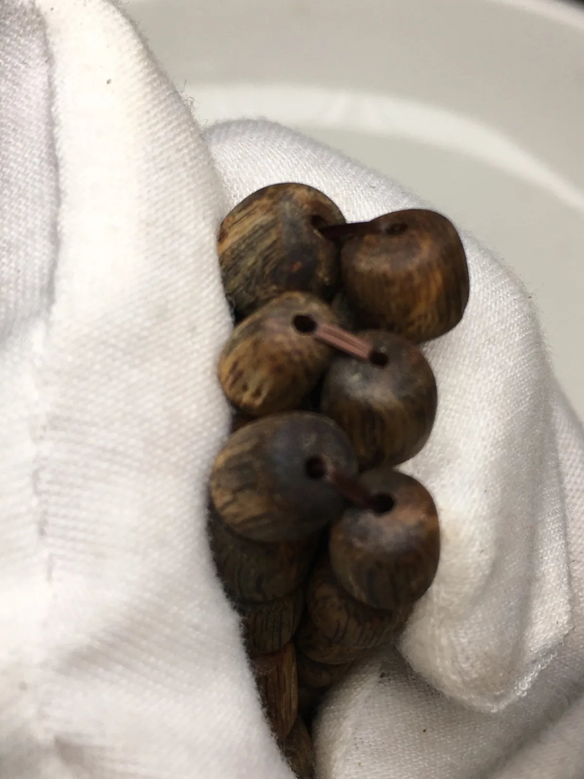 Agarwood Cube Bead Multi-Wrap Bracelet XII — photo 9 of 9