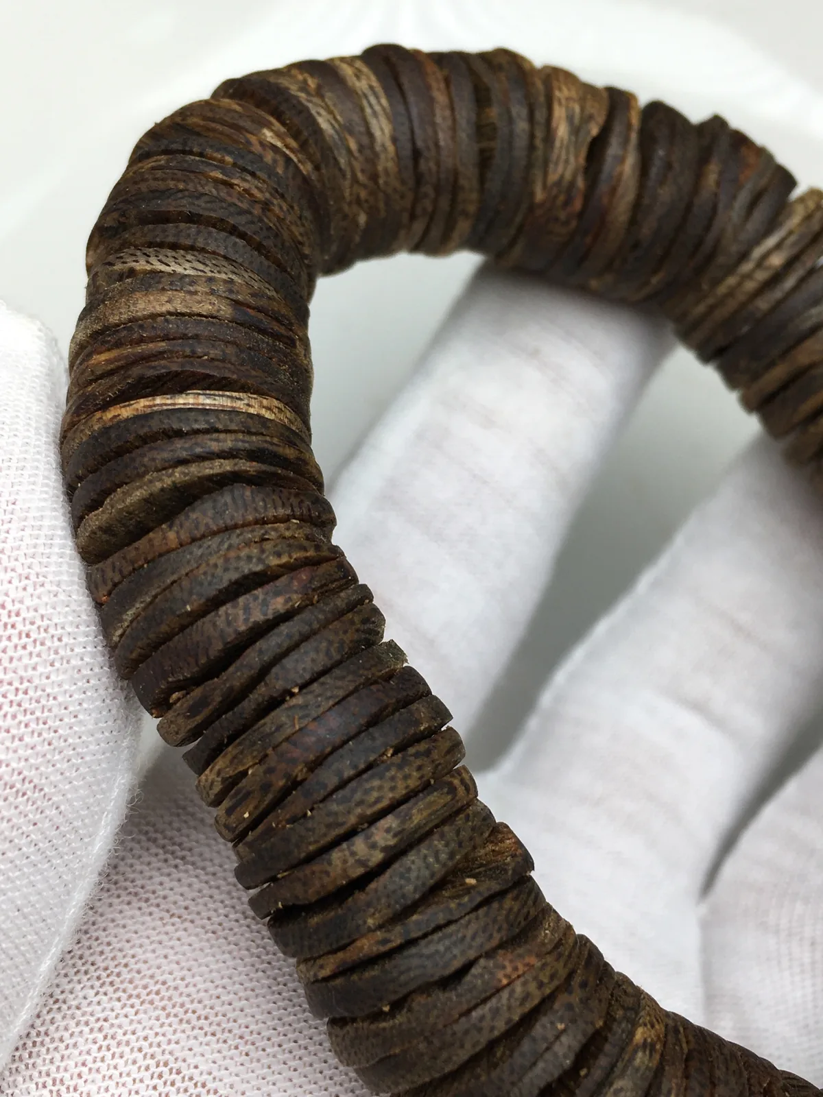 Agarwood Disc Bead Multi-Wrap Bracelet I, second view