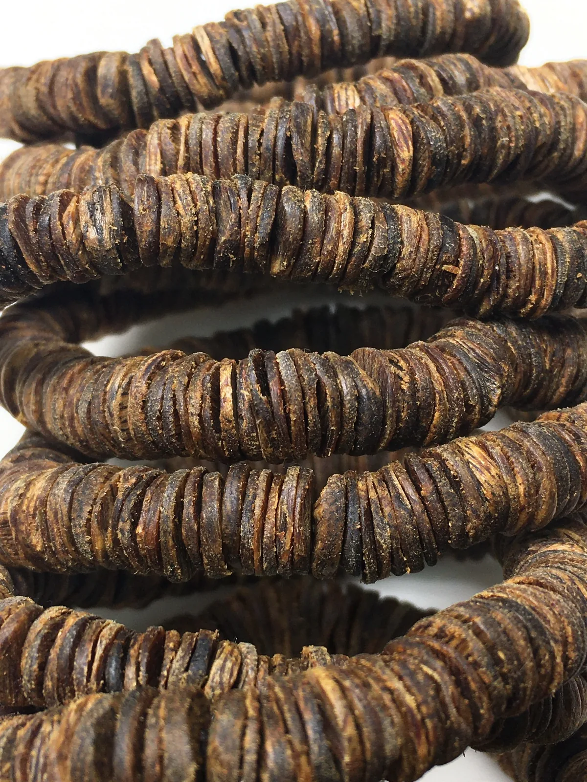 Agarwood Disc Bead Multi-Wrap Bracelet II, real photo