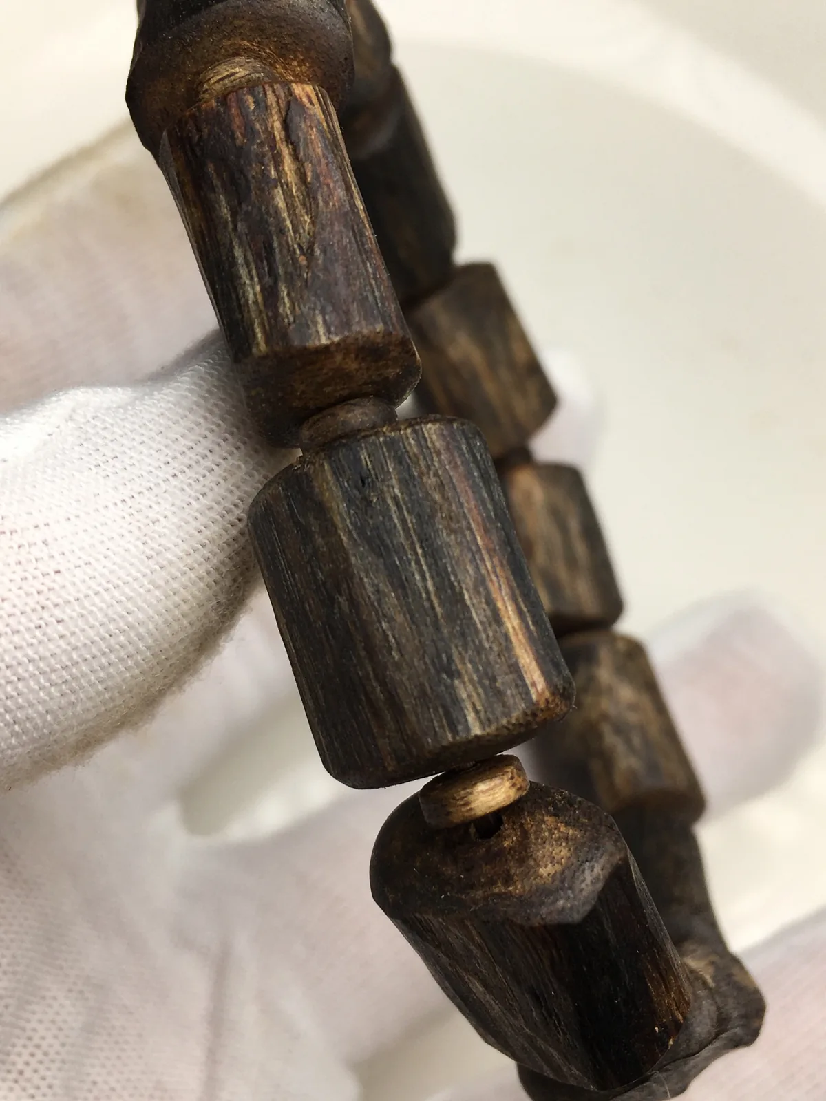 Agarwood Long Barrel Bracelet III — photo 5 of 9