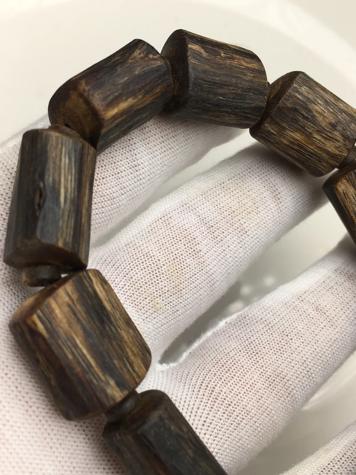 Agarwood Long Barrel Bracelet III — photo 7 of 9