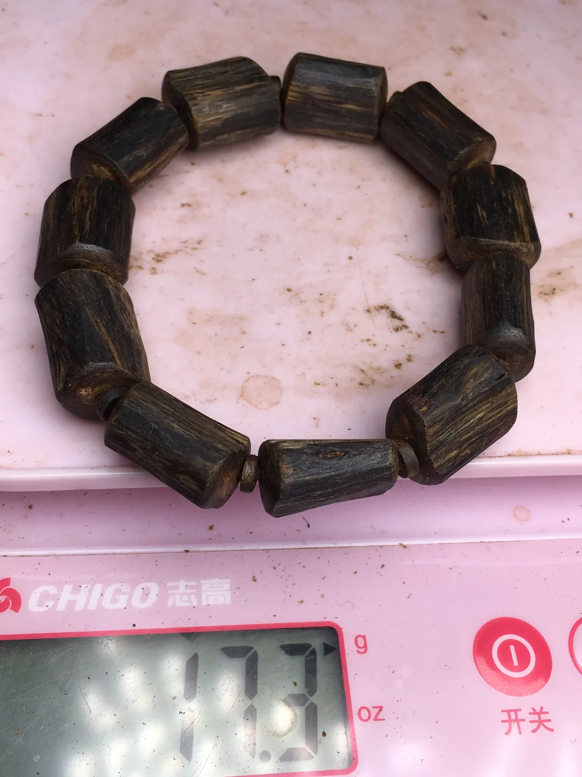 Agarwood Long Barrel Bracelet III — photo 9 of 9
