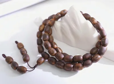 Agarwood Natural-Form Multi-Wrap Bracelet I