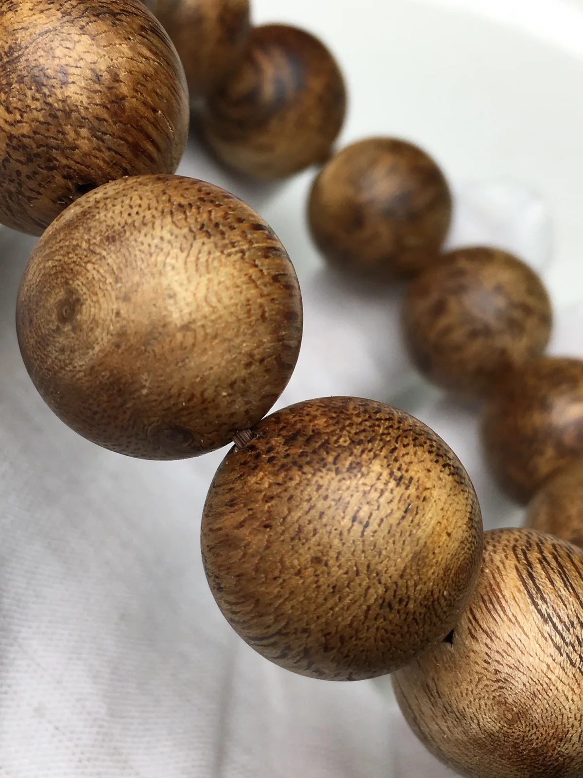 Agarwood round bead bracelet from stock