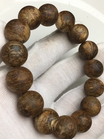Agarwood Round Bead Bracelet II