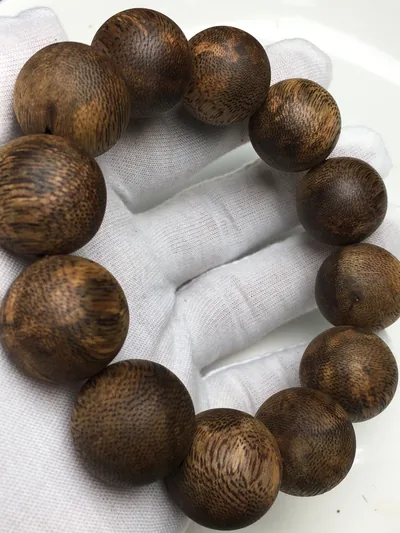 Agarwood Round Bead Bracelet V