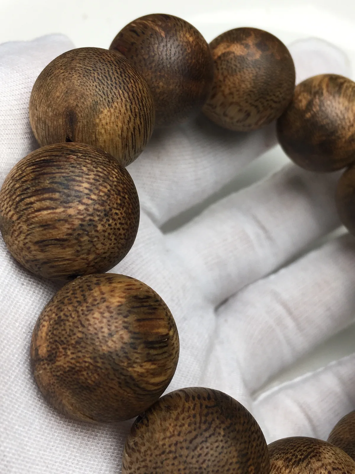 Agarwood Round Bead Bracelet V, second view