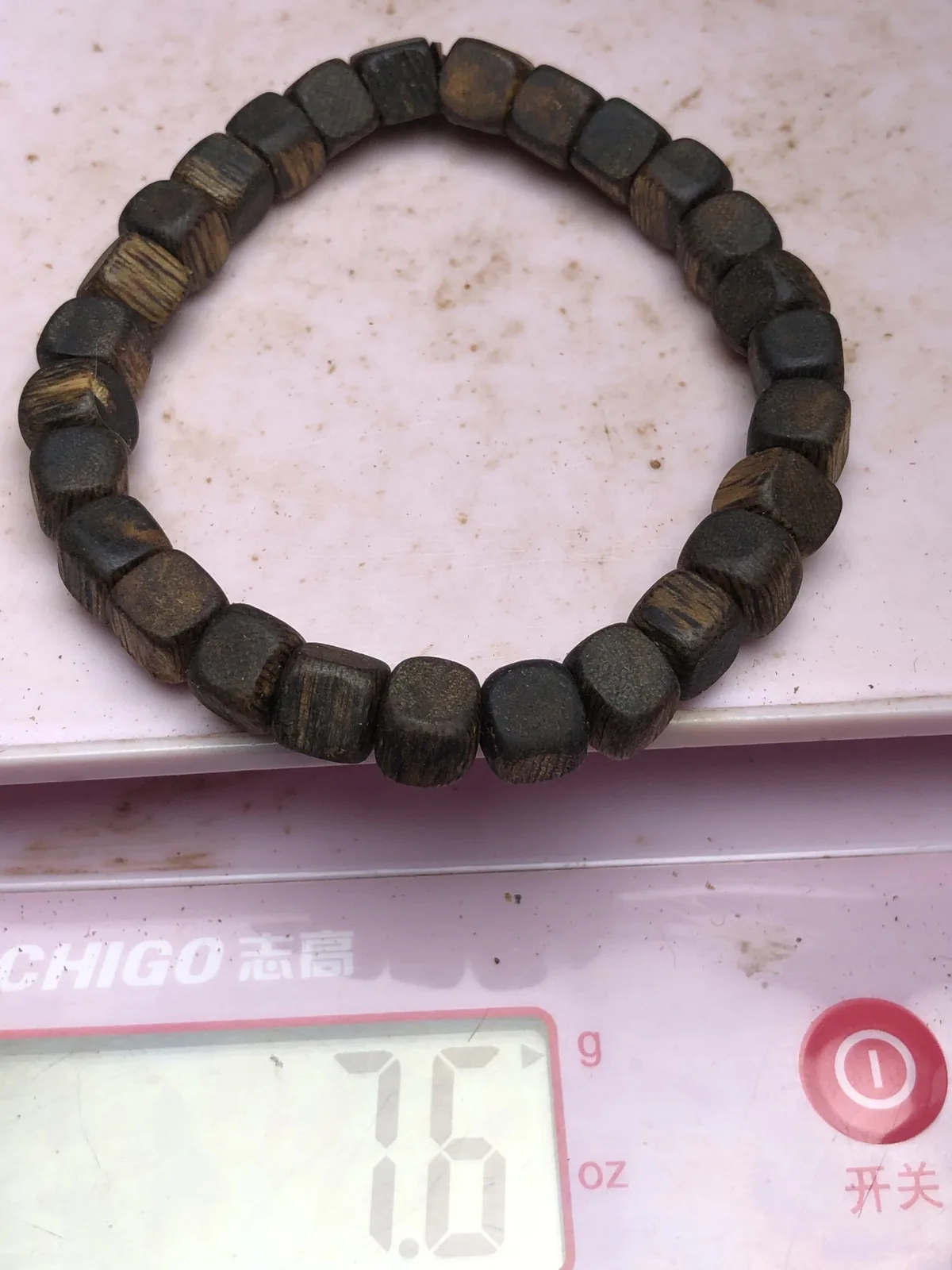 Agarwood Square Bead Multi-Wrap Bracelet — photo 7 of 9