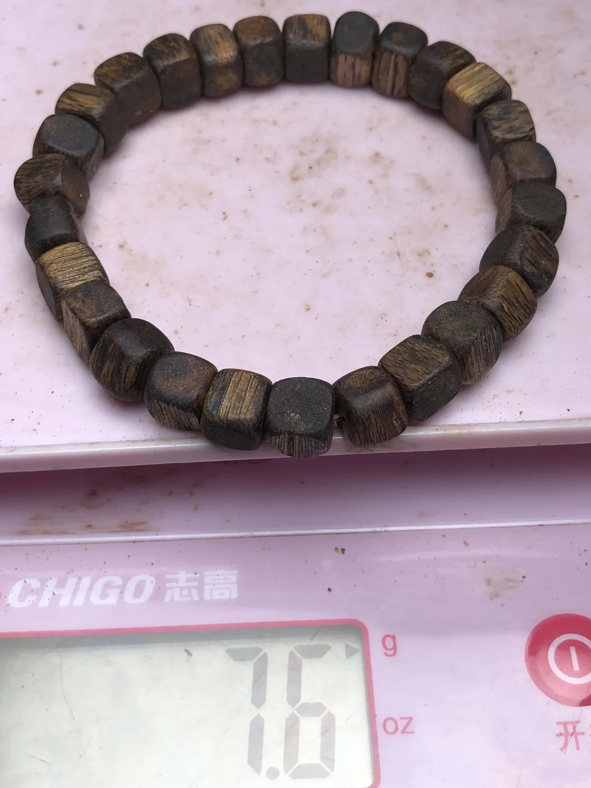 Agarwood Square Bead Multi-Wrap Bracelet — photo 9 of 9