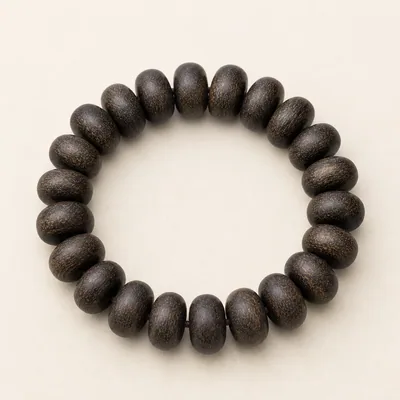 Agarwood Abacus Bead Bracelet