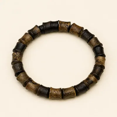 Agarwood Bamboo-Node Bracelet
