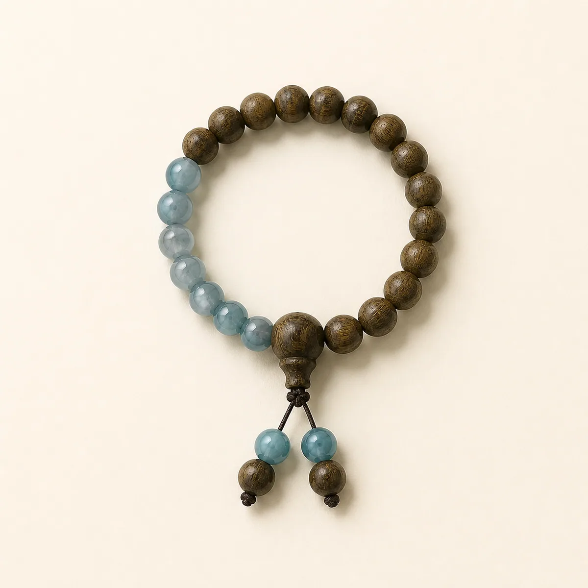 Agarwood & Jadeite Bracelet VIII