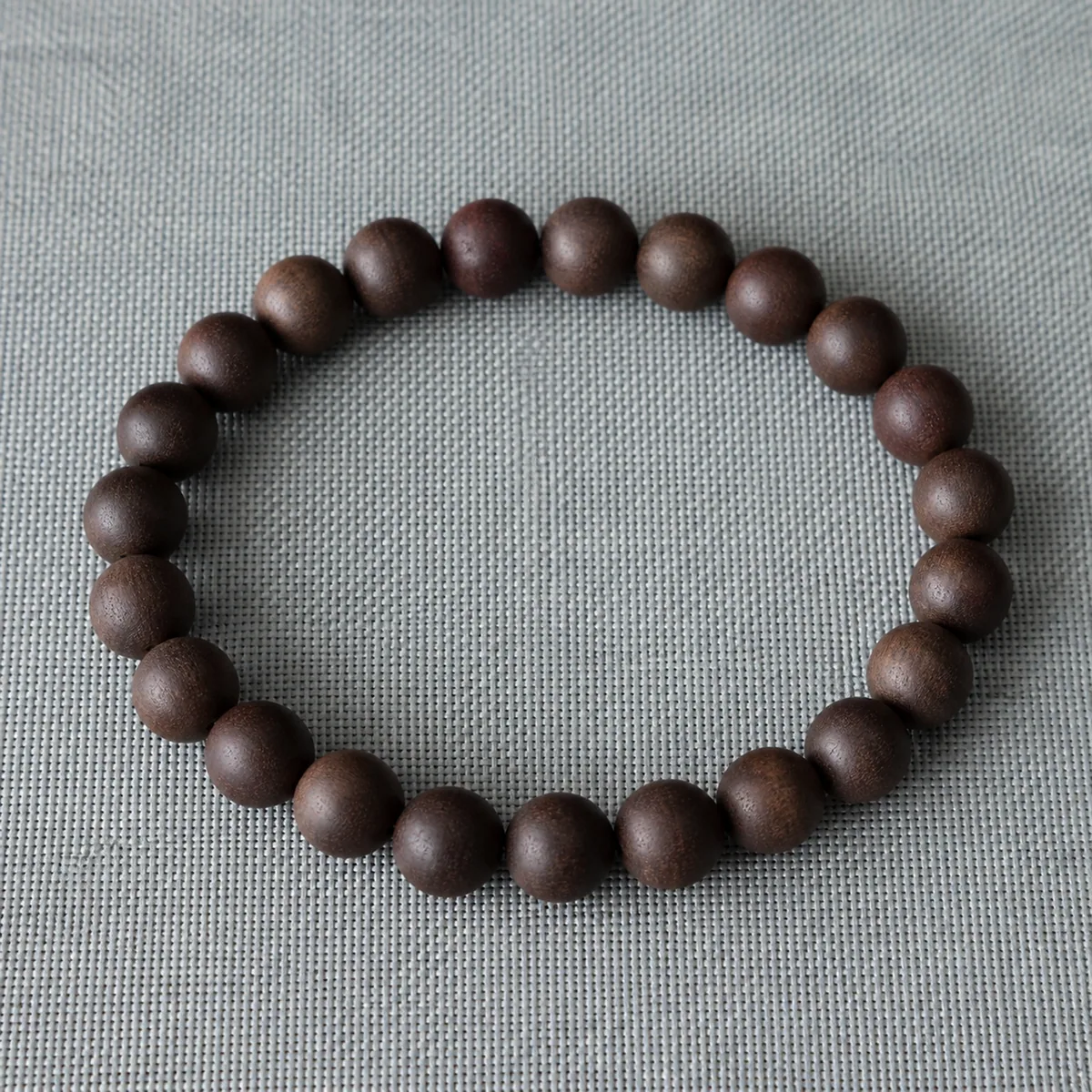 Agarwood Round Bead Bracelet IX