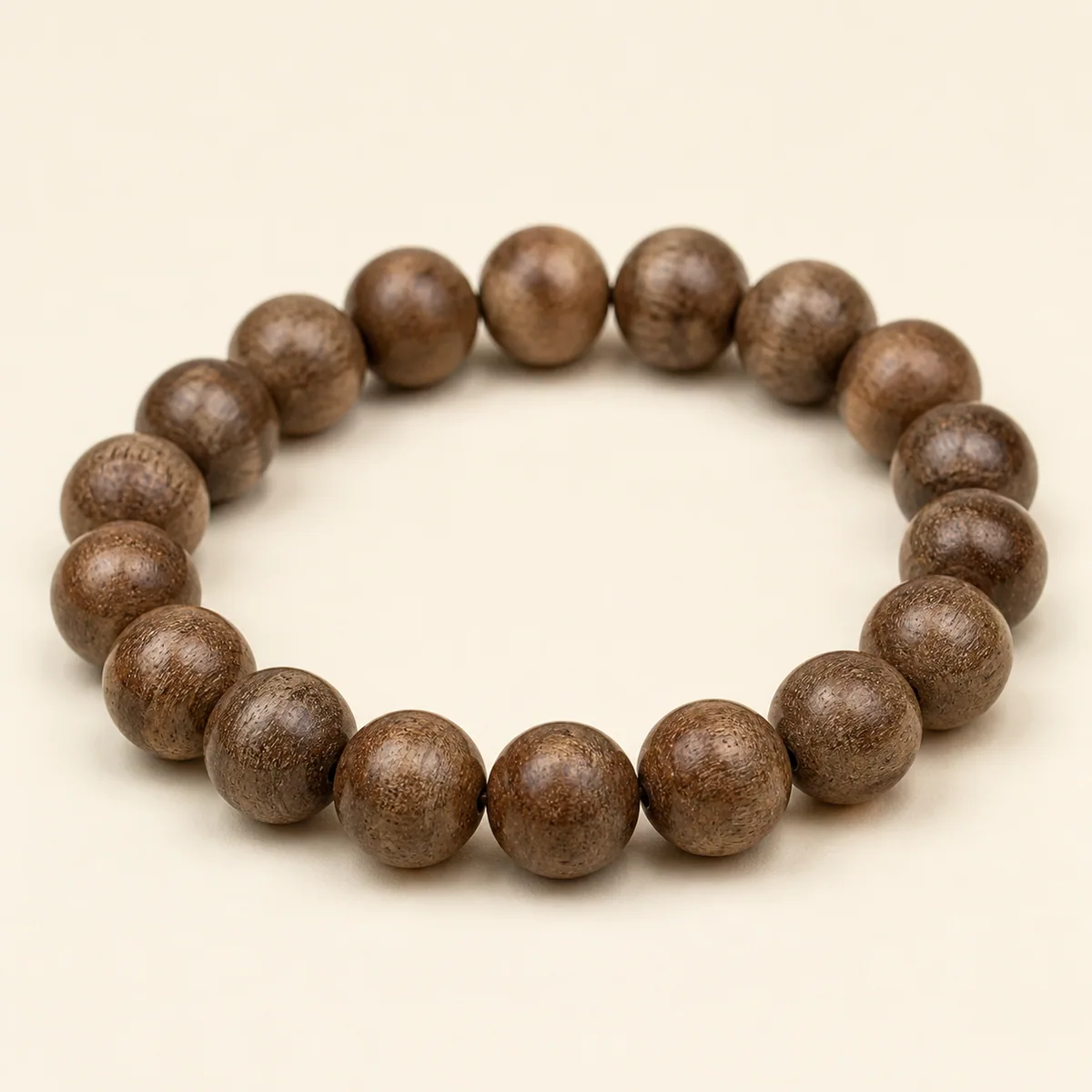 Agarwood Round Bead Bracelet VIII