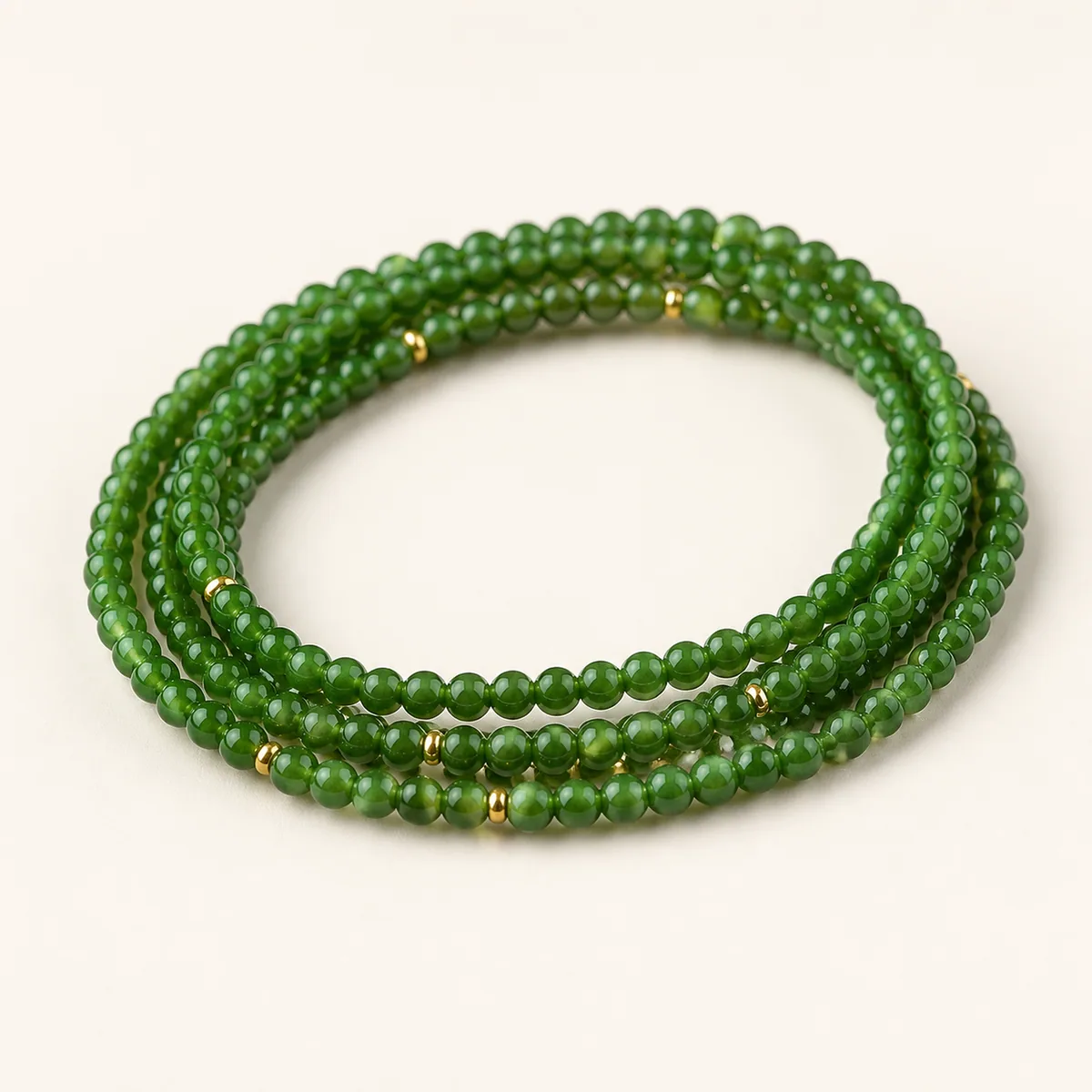 Jadeite Multi-Wrap Bracelet II
